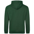 Bottle Green - Back - Awdis Unisex Adult College Hoodie