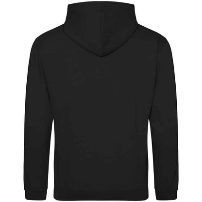 Jet Black - Back - Awdis Unisex Adult College Hoodie