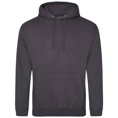 Shark Grey - Front - Awdis Unisex Adult College Hoodie