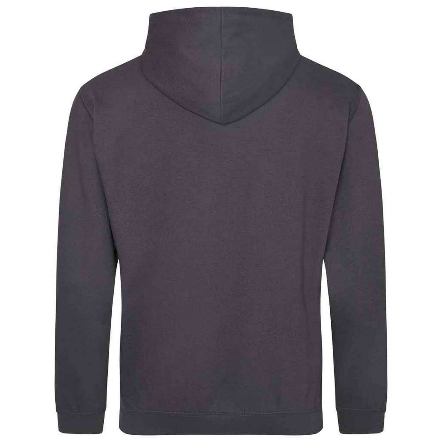 Shark Grey - Back - Awdis Unisex Adult College Hoodie