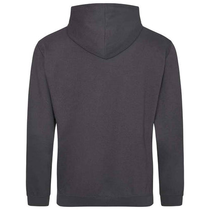 Shark Grey - Back - Awdis Unisex Adult College Hoodie