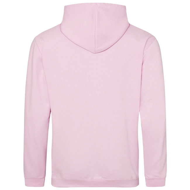 Baby Pink - Back - Awdis Unisex Adult College Hoodie