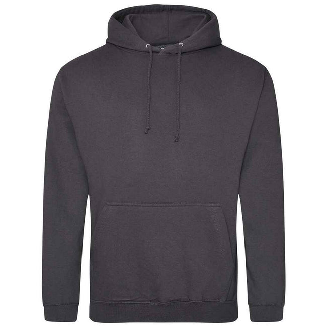 Storm Grey - Front - Awdis Unisex Adult College Hoodie