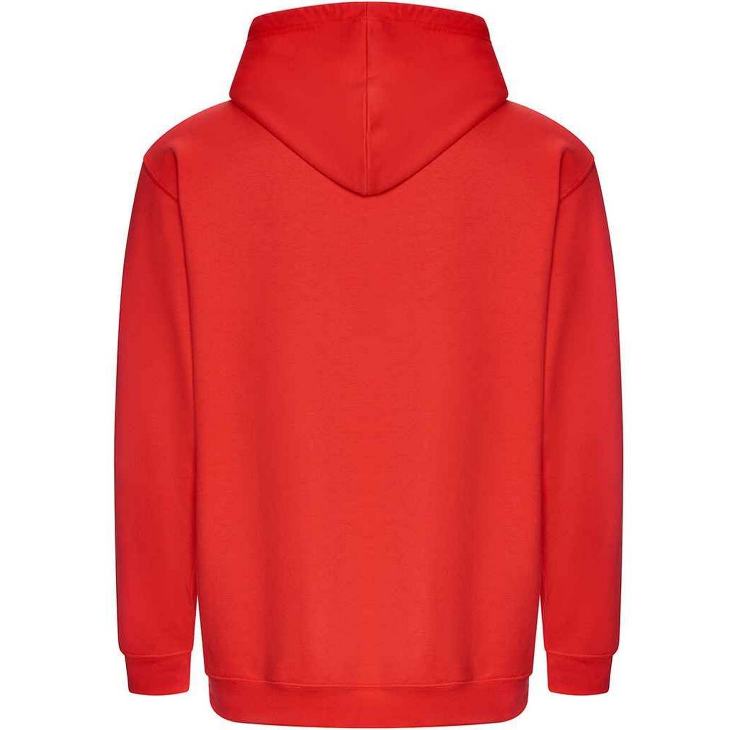 Soft Red - Back - Awdis Unisex Adult College Hoodie