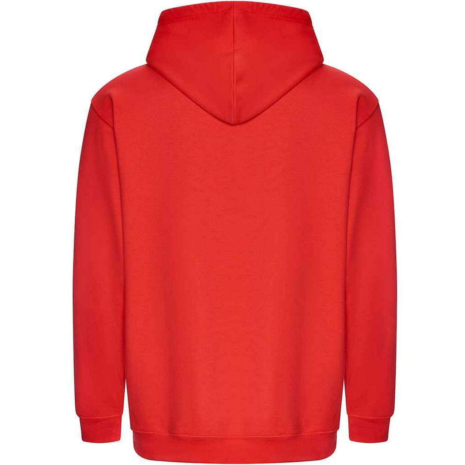 Soft Red - Back - Awdis Unisex Adult College Hoodie