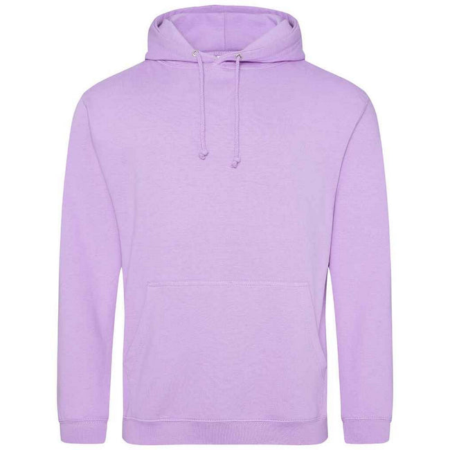 Lavender - Front - Awdis Unisex Adult College Hoodie