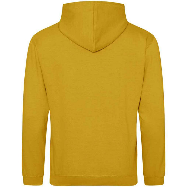 Mustard - Back - Awdis Unisex Adult College Hoodie