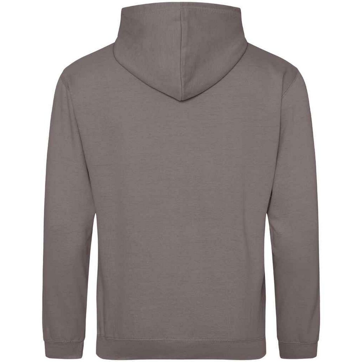 Mocha - Back - Awdis Unisex Adult College Hoodie