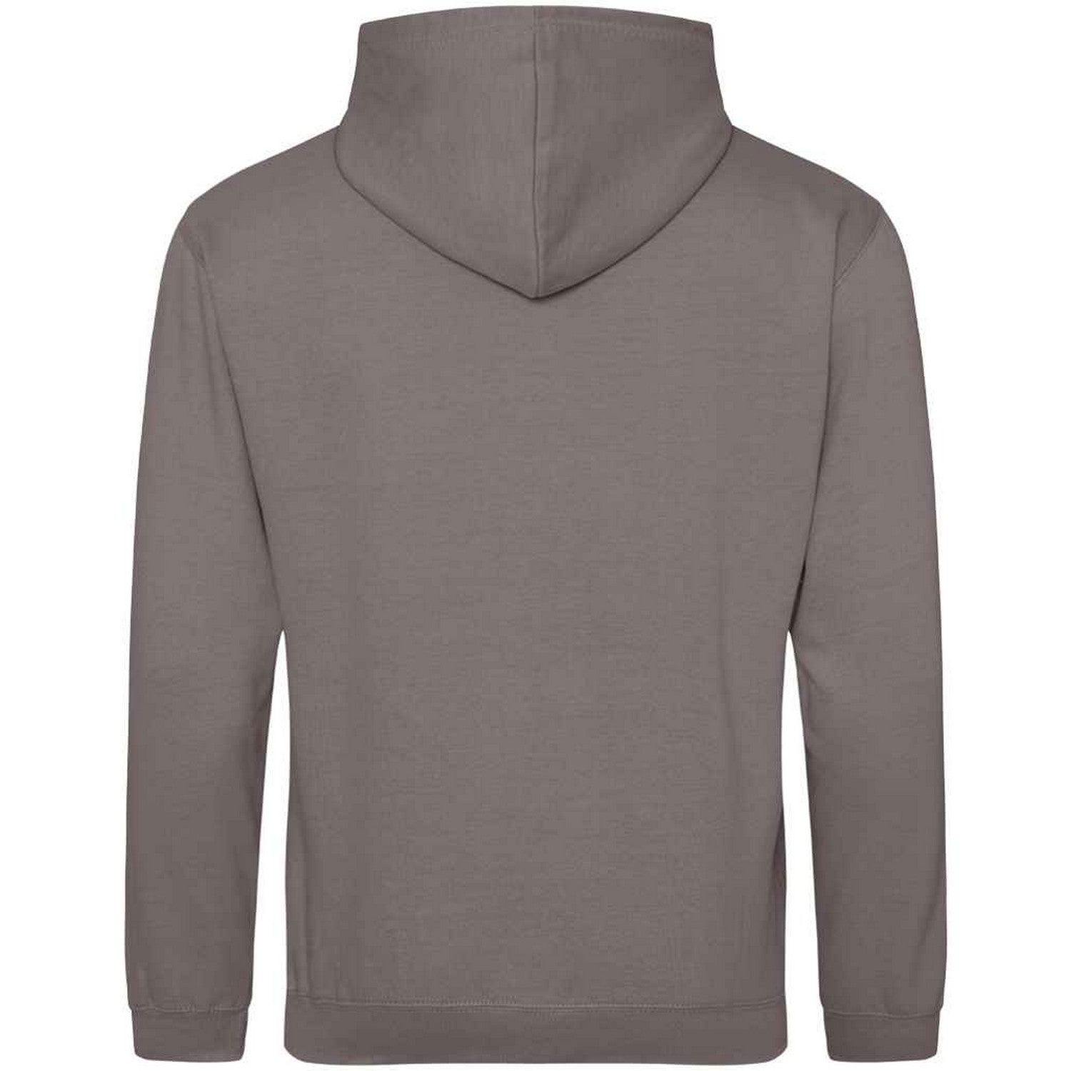 Mocha - Back - Awdis Unisex Adult College Hoodie