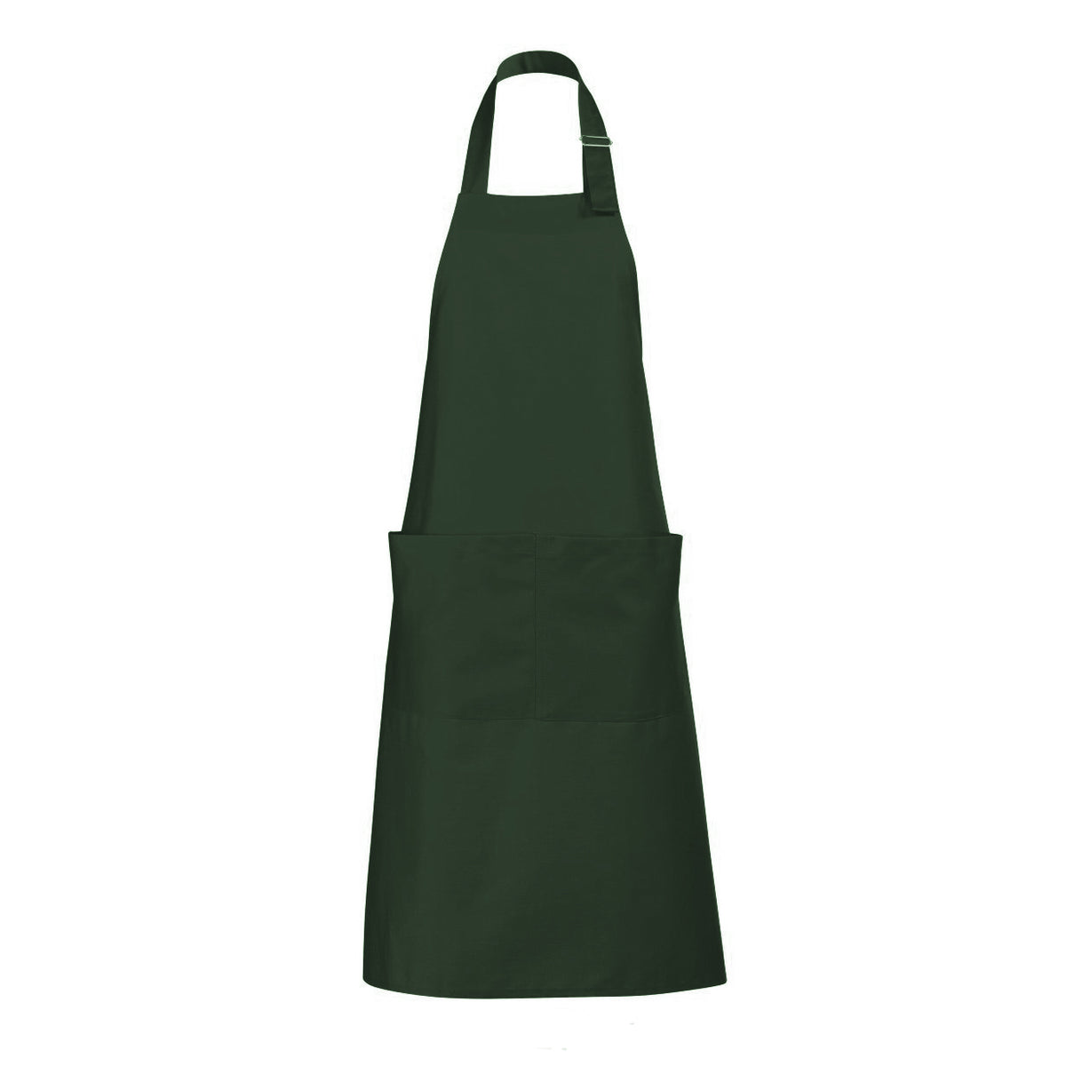 Bottle Green - Front - SOLS Unisex Gala Long Bib Apron - Barwear
