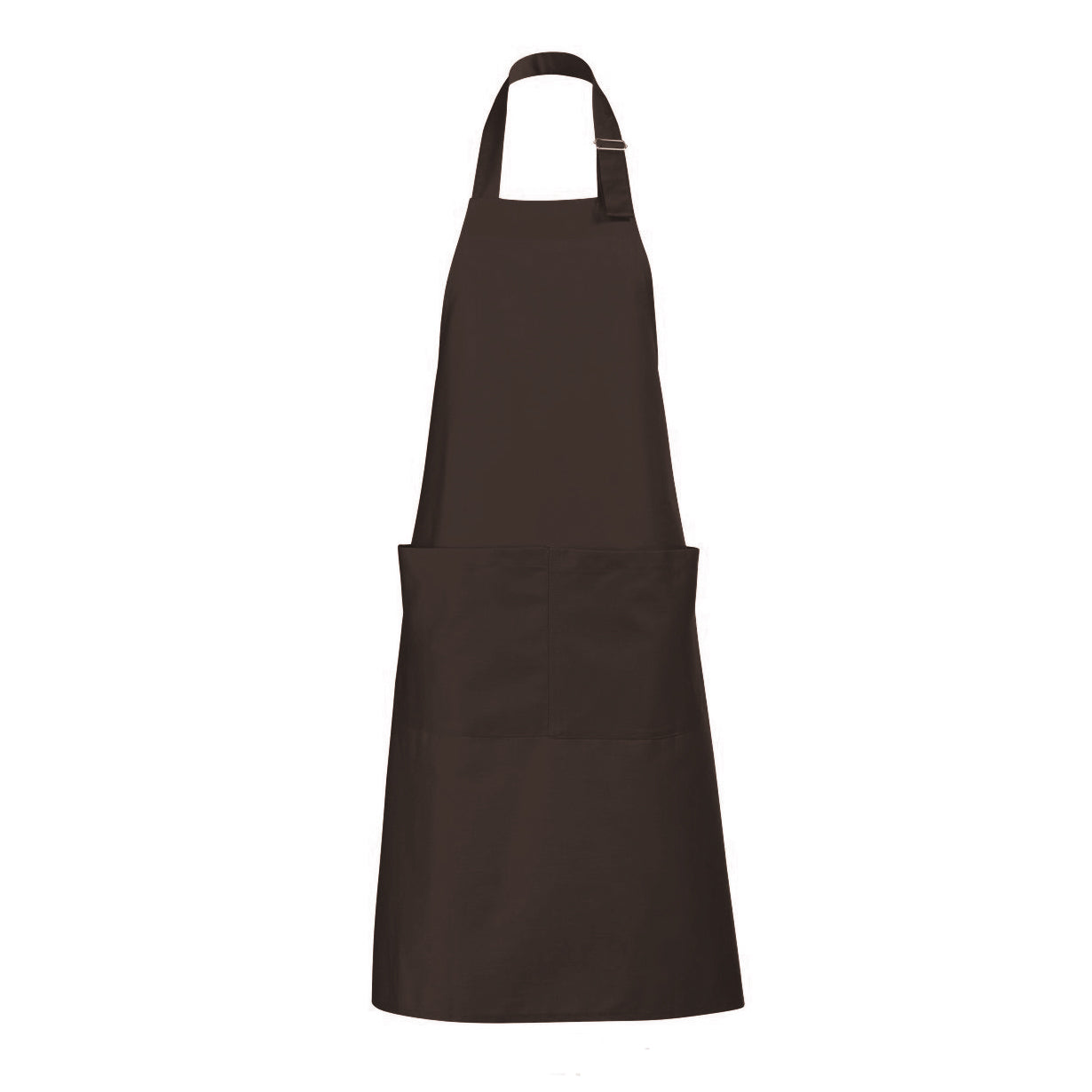 Chocolate - Front - SOLS Unisex Gala Long Bib Apron - Barwear