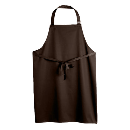 Chocolate - Back - SOLS Unisex Gala Long Bib Apron - Barwear
