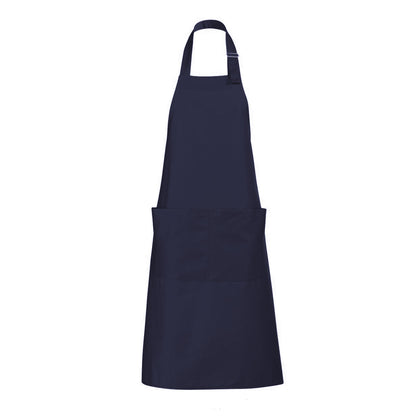 Navy - Front - SOLS Unisex Gala Long Bib Apron - Barwear