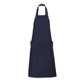 Navy - Front - SOLS Unisex Gala Long Bib Apron - Barwear