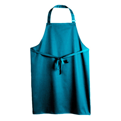 Aqua - Back - SOLS Unisex Gala Long Bib Apron - Barwear