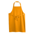 Orange - Back - SOLS Unisex Gala Long Bib Apron - Barwear