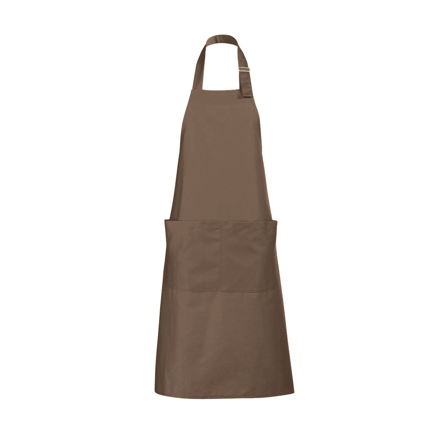 Brown - Front - SOLS Unisex Gala Long Bib Apron - Barwear