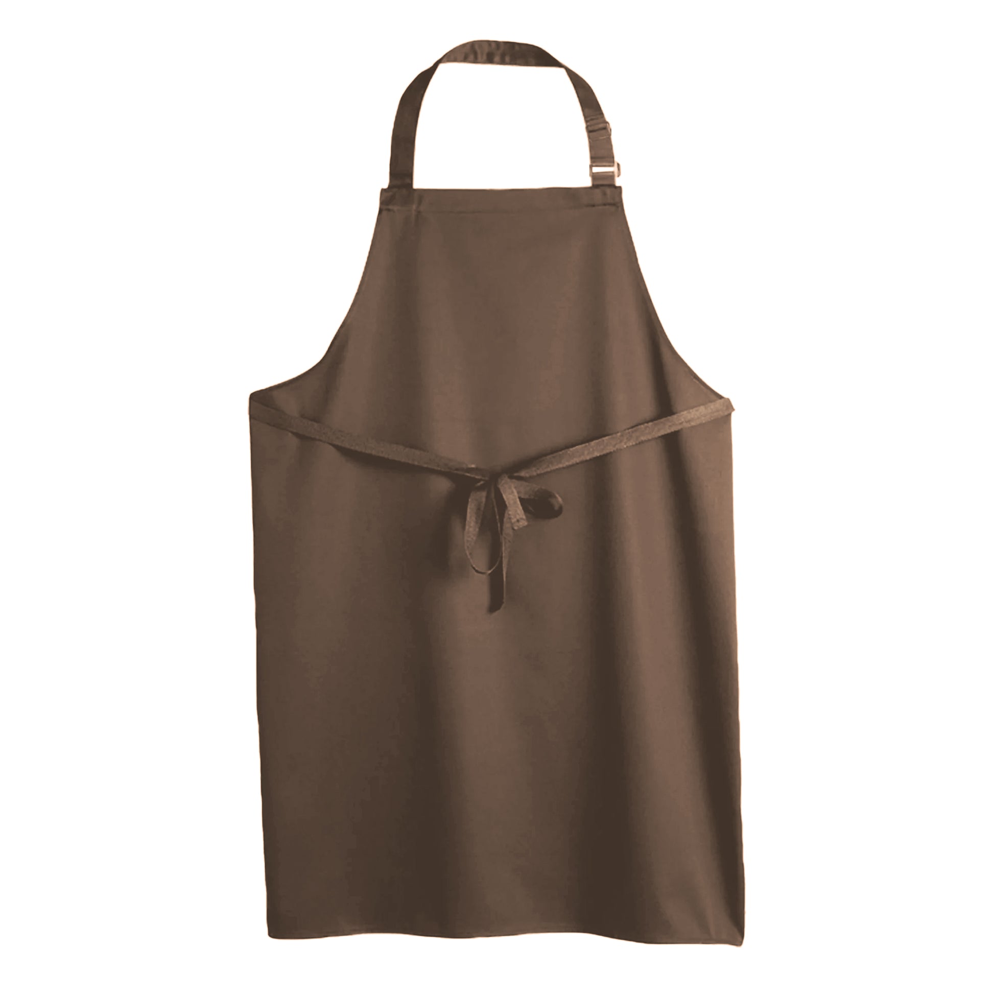 Brown - Back - SOLS Unisex Gala Long Bib Apron - Barwear