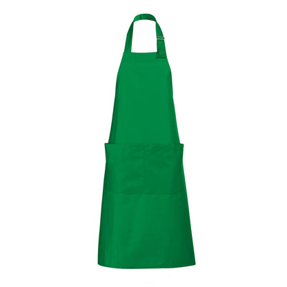 Kelly Green - Front - SOLS Unisex Gala Long Bib Apron - Barwear
