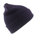 Navy - Front - Result Genuine Recycled Unisex Adult Thinsulate Beanie