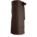 Chocolate - Side - SOLS Unisex Greenwich Apron - Barwear