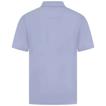 Light Blue - Front - Henbury Mens Pique Polo Shirt