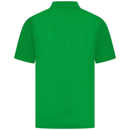 Kelly Green - Back - Henbury Mens Pique Polo Shirt
