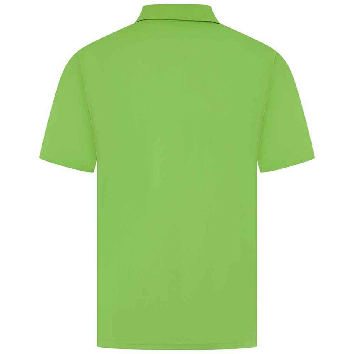 Lime - Front - Henbury Mens Pique Polo Shirt