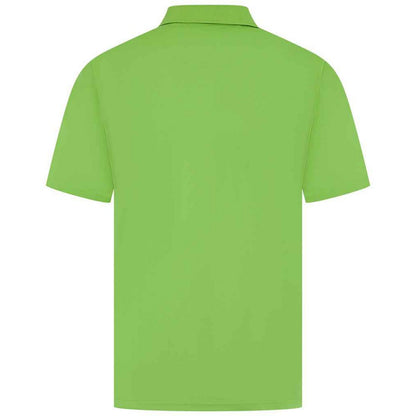 Lime - Front - Henbury Mens Pique Polo Shirt