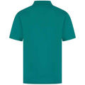 Bright Jade - Front - Henbury Mens Pique Polo Shirt