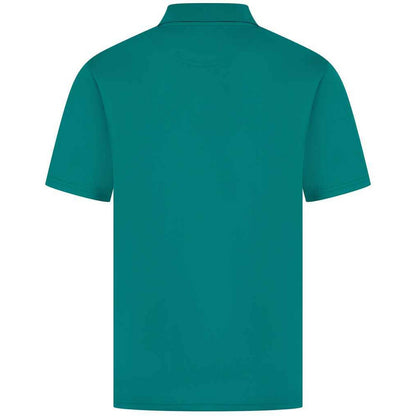 Bright Jade - Front - Henbury Mens Pique Polo Shirt
