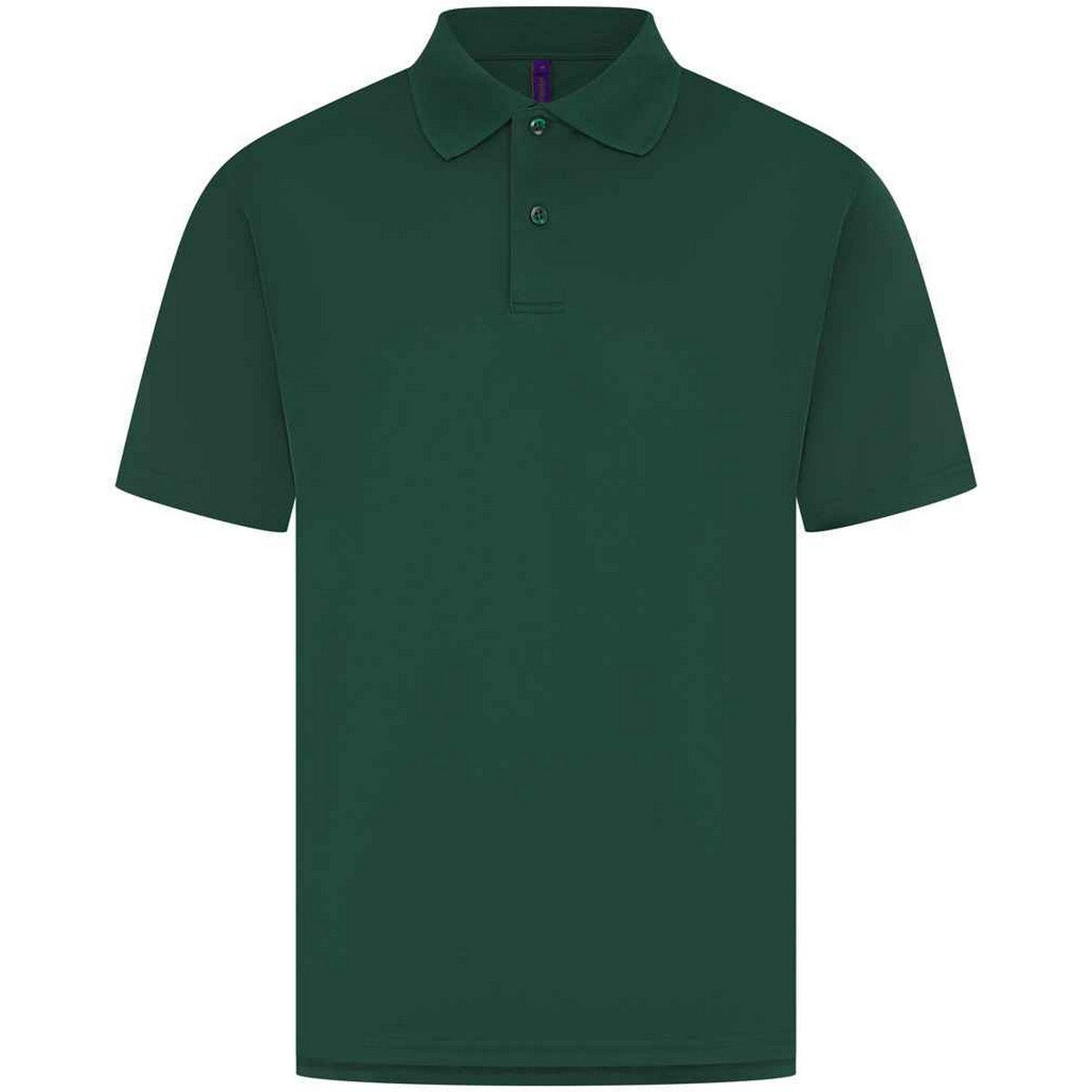 Bottle - Back - Henbury Mens Pique Polo Shirt