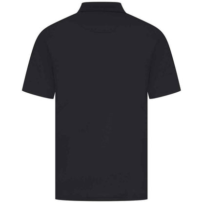 Navy - Back - Henbury Mens Pique Polo Shirt