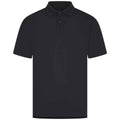 Black - Front - Henbury Mens Pique Polo Shirt
