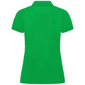 Kelly Green - Back - Henbury Womens-Ladies Pique Polo Shirt