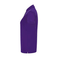 Bright Purple - Side - Henbury Womens-Ladies Pique Polo Shirt