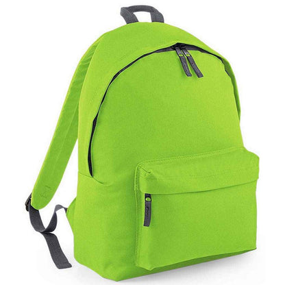 Lime-Graphite - Front - Bagbase Original Fashion Backpack