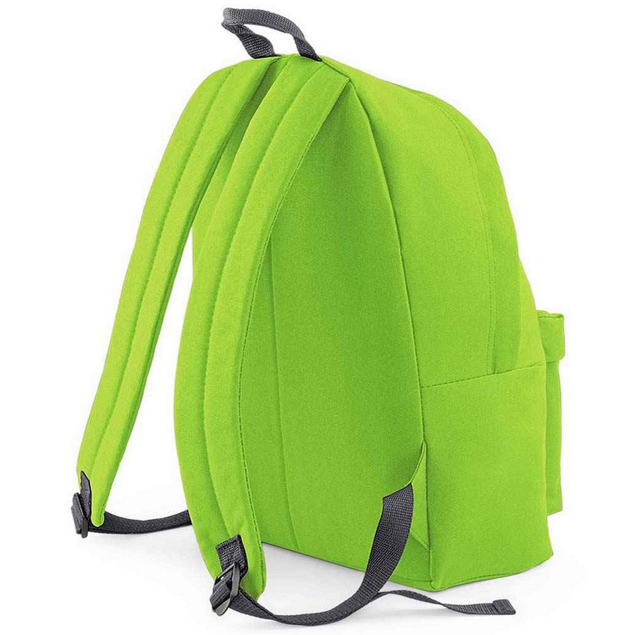 Lime-Graphite - Back - Bagbase Original Fashion Backpack