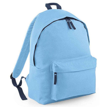 Sky-French Navy - Front - Bagbase Original Fashion Backpack
