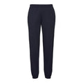 Navy - Front - Fruit of the Loom Mens Classic Elasticated Hem Jogging Bottoms