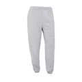 Heather Grey - Front - Fruit of the Loom Mens Classic Elasticated Hem Jogging Bottoms