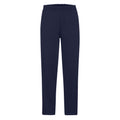 Deep Navy - Front - Fruit of the Loom Mens Open Hem Jogging Bottoms