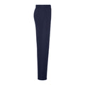 Deep Navy - Side - Fruit of the Loom Mens Open Hem Jogging Bottoms