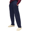 Deep Navy - Lifestyle - Fruit of the Loom Mens Open Hem Jogging Bottoms