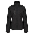 Black - Front - Regatta Womens-Ladies Ablaze Three Layer Soft Shell Jacket