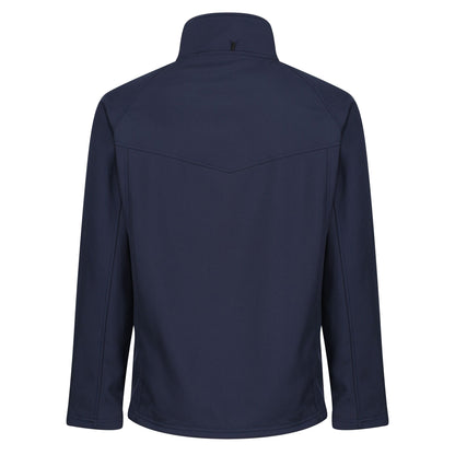 Navy - Back - Regatta Mens Uproar Soft Shell Jacket