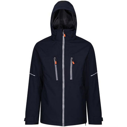 Navy-Grey - Front - Regatta Mens X-Pro Marauder III Insulated Jacket