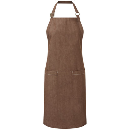 Brown Denim - Front - Premier Organic Cotton Full Apron