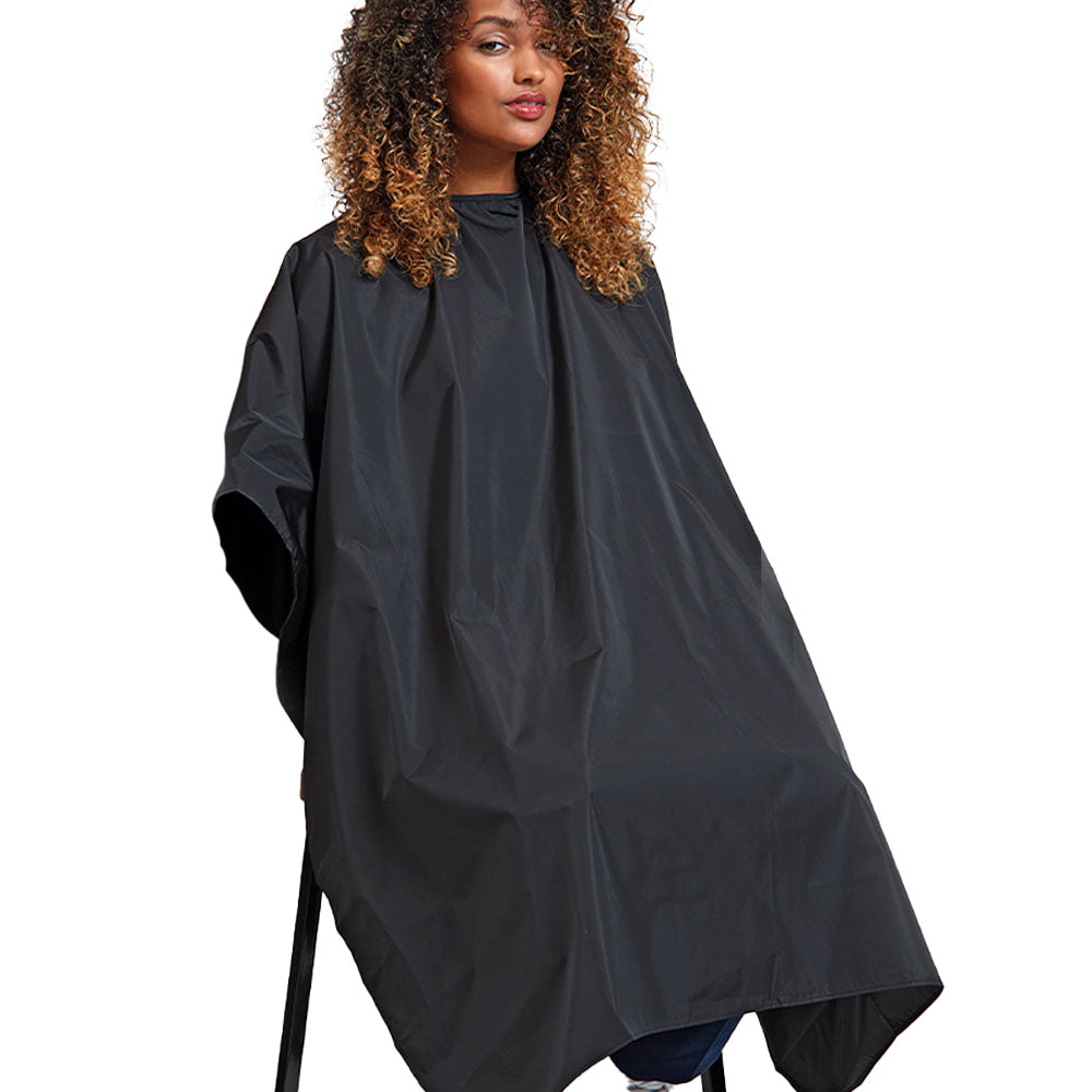 Black - Side - Premier Waterproof Salon Gown