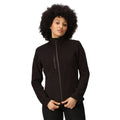 Black - Side - Regatta Womens-Ladies Honestly Made Recycled Fleece Jacket